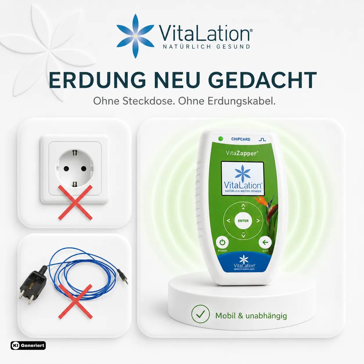 Erdung beim Zapper