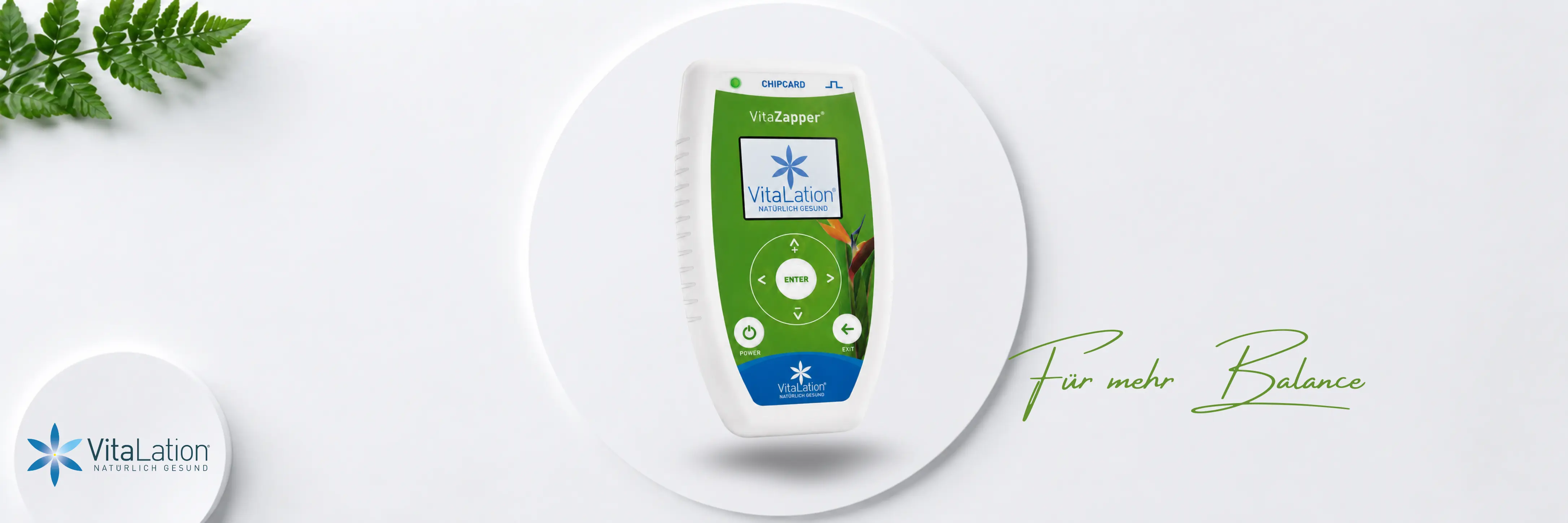 VitaZapper Anwendung mit Zubehör und Elektroden