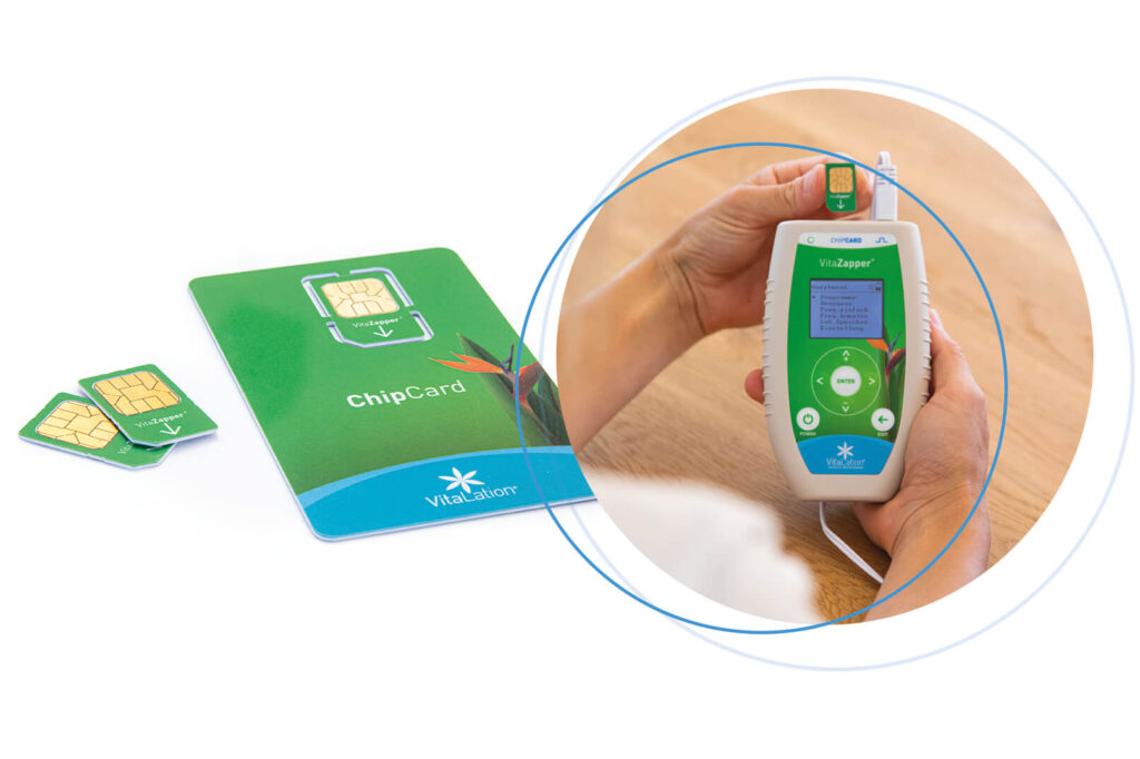 Wohlfühlfrequenz VitaZapper Chipkarten